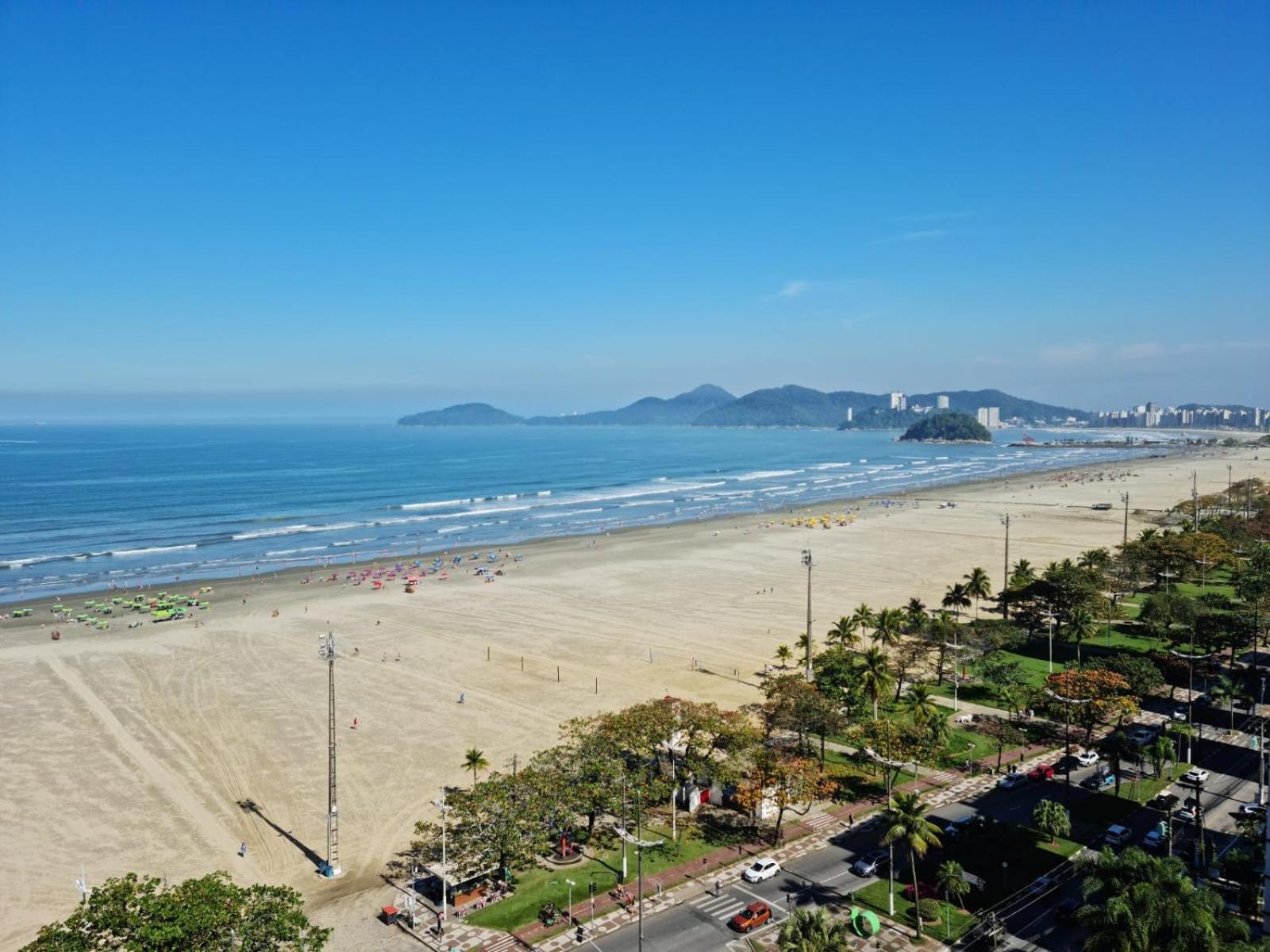 Vista Mar Na Praia Do Gonzaga Santos  Dış mekan fotoğraf